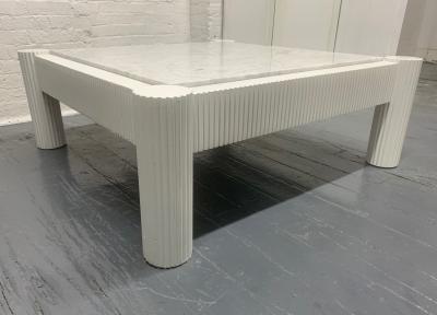 Carrara Marble Top Coffee Table