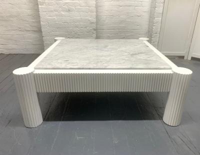 Carrara Marble Top Coffee Table