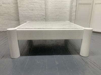 Carrara Marble Top Coffee Table