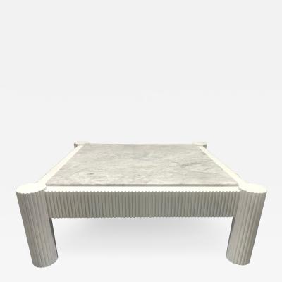 Carrara Marble Top Coffee Table