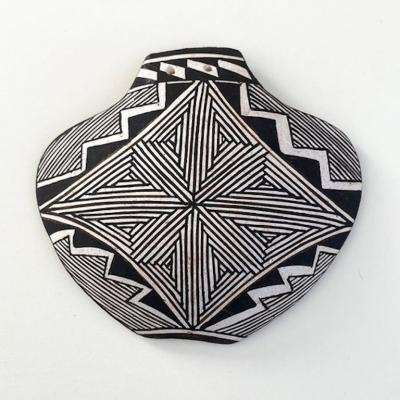 Carrie Chino Charlie Acoma ornament by C Chino Carrie Chino Charlie 