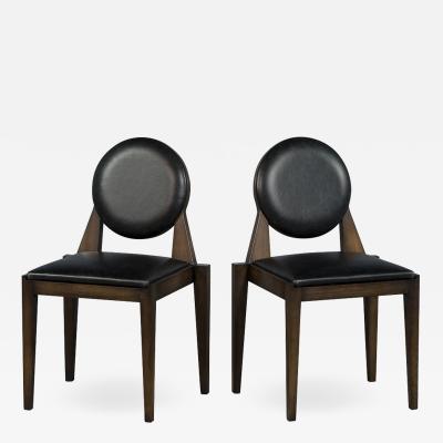 Carrocel Custom Aridis Art Deco Dining Accent Chairs