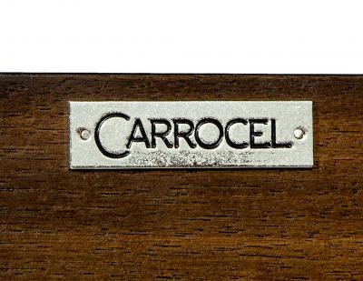 Carrocel Custom Art Deco Style Walnut Sideboard Buffet