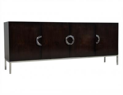 Carrocel Custom Modern Walnut Sideboard