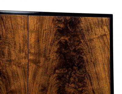 Carrocel Custom Walnut and Acrylic Modern Credenza