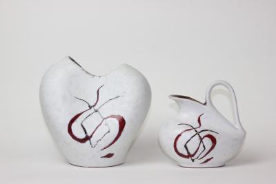 Carstens T nnieshof Early Carstens Tonnieshof Attika 1960 Ceramic Pottery 1958 Germany