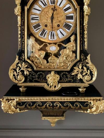 Cartel and its Wall Consol Louis XIV style Thuret Paris