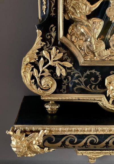 Cartel and its Wall Consol Louis XIV style Thuret Paris