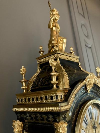 Cartel and its Wall Consol Louis XIV style Thuret Paris