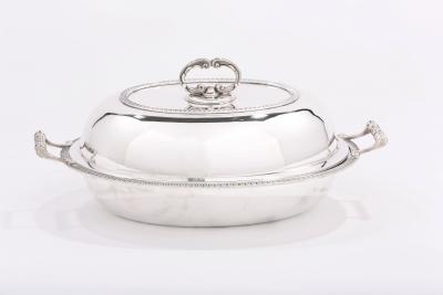 Cartier Sterling Silver Tableware Covered Dish