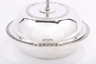 Cartier Sterling Silver Tableware Covered Dish