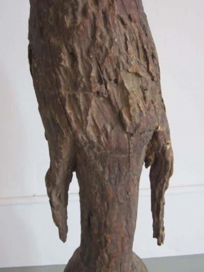 Carved Aftican Wood Sculpture from Togo