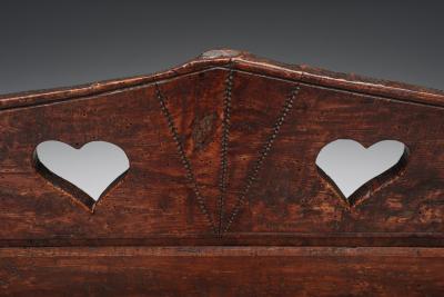 Carved Bench With Storing Space 19th Century