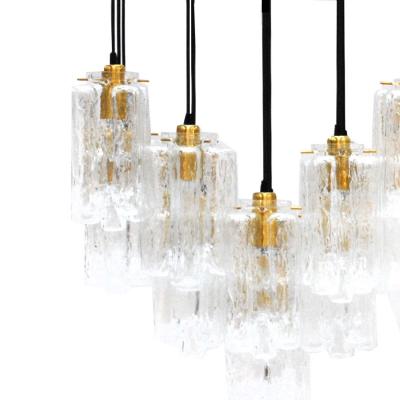 Carved Crystal Suspension Lamp