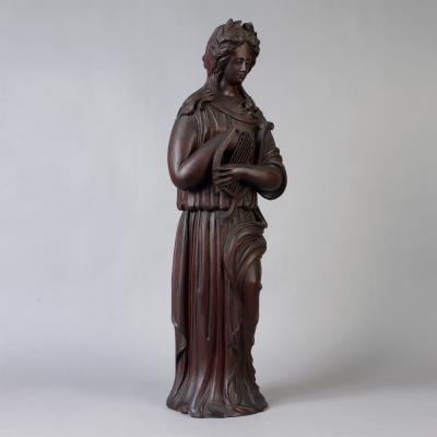 Carved Figure of Erato 