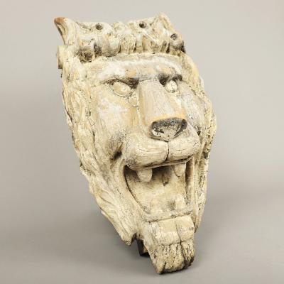 Carved Lions Head