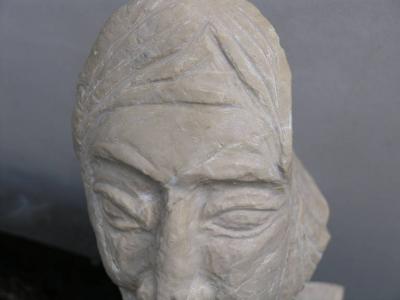 Carved Marble Head