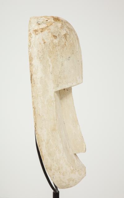 Carved Modernist Plaster Mask Sculptures