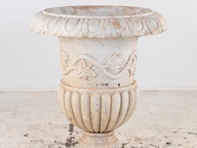 Carved Neoclassical Marble Urn Italy Early 20th C 