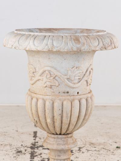 Carved Neoclassical Marble Urn Italy Early 20th C 