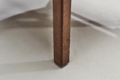 Carved Oak Accent Chair Europe 1930s