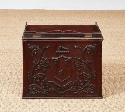 Carved Panel Box Cocktail Table