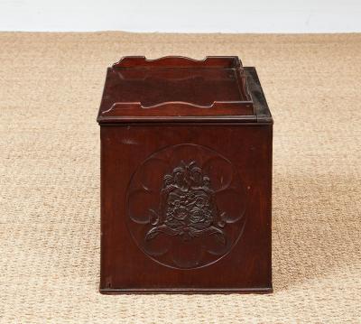 Carved Panel Box Cocktail Table