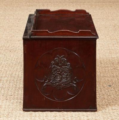 Carved Panel Box Cocktail Table