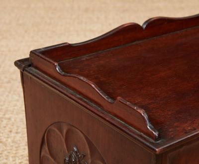 Carved Panel Box Cocktail Table