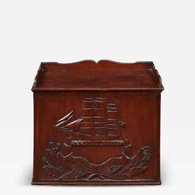 Carved Panel Box Cocktail Table