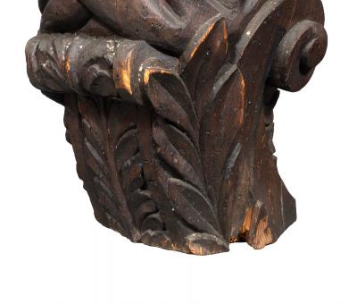 Carved Pine Ship Figurehead Of Admiral David Farragut