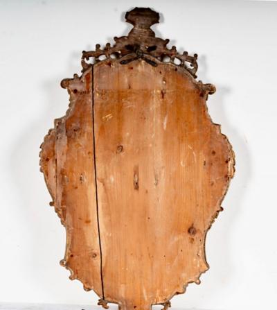 Carved Shell Mahogany Headboard 19th Century