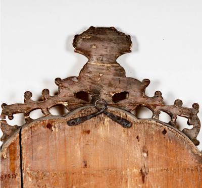 Carved Shell Mahogany Headboard 19th Century