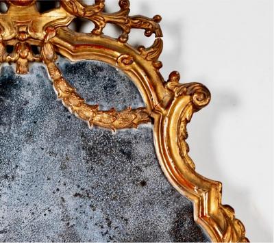 Carved Shell Mahogany Headboard 19th Century