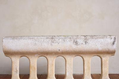 Carved Stone Architectural Planter