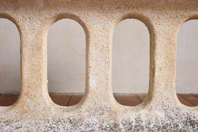 Carved Stone Architectural Planter