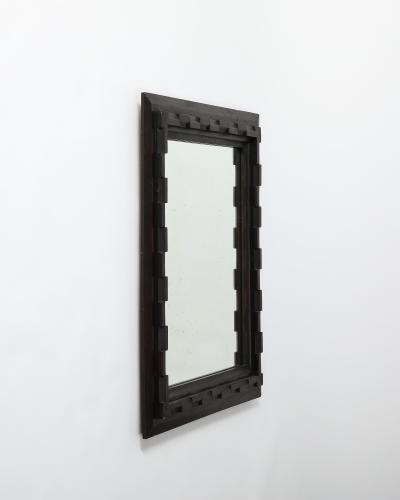 Carved Wood Framed Mirror France c 1930