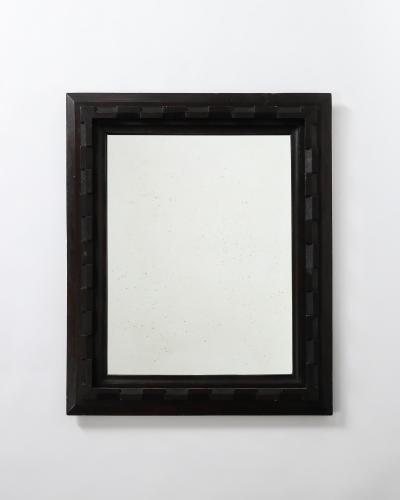 Carved Wood Framed Mirror France c 1930