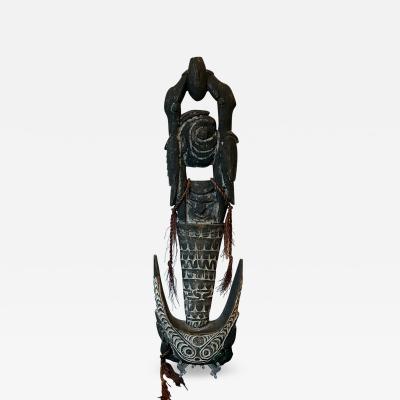 Carved Wood Hook Figure Papua New Guinea