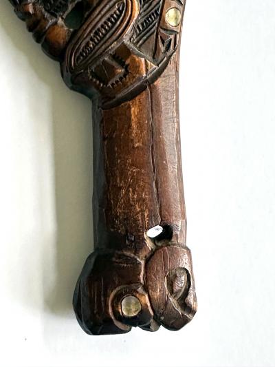 Carved Wood M ori Wahaika Club New Zeland