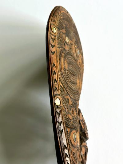 Carved Wood M ori Wahaika Club New Zeland