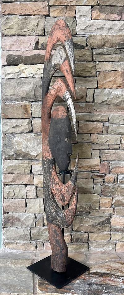 Carved Wood Yipwon Figure from Papua New Guinea