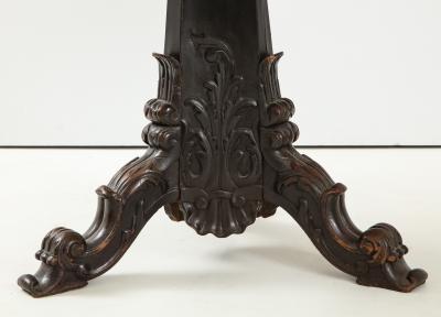 Carved and Ebonized Anglo Indian Center Table