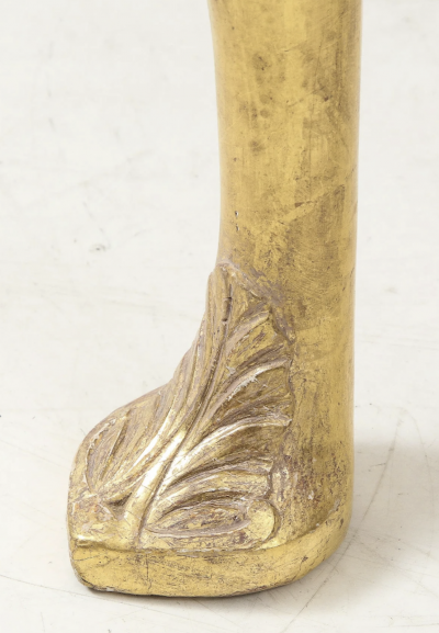 Carved and gilded stool circa 1740 