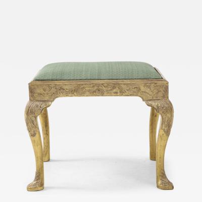 Carved and gilded stool circa 1740 