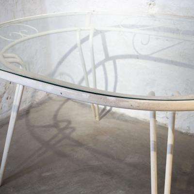 Casa E Giardino Wrought iron table from the 1950s Casa e Giardino