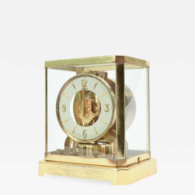 Case Glass Brass Jaeger Le Coultre Desk Clock