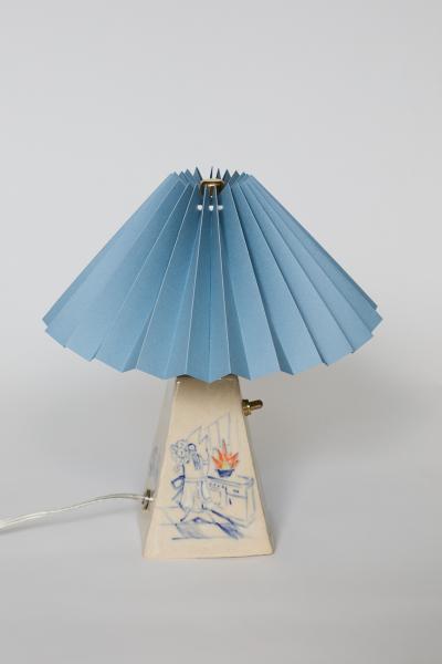 Cassie Nozil Fish Dad Ceramic Lamp by Cassie Nozil 2026