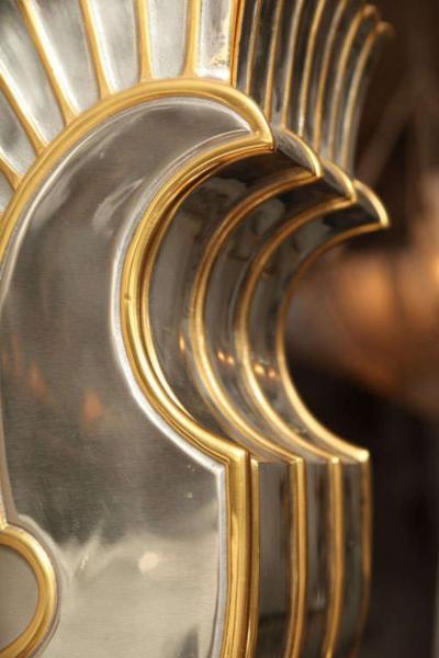 Cast Bronze Art Deco Wall Sconce