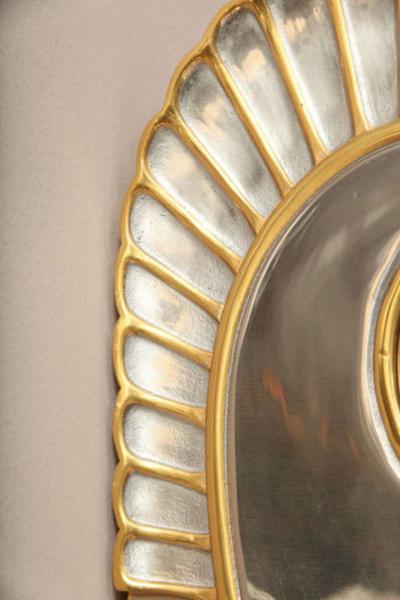 Cast Bronze Art Deco Wall Sconce